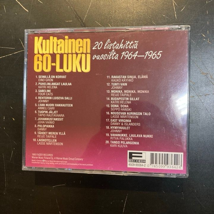 V/A - Kultainen 60-luku 3 CD (M-/M-)